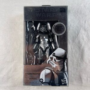 New Star Wars Black Series 6” STORMTROOPER CARBONIZED 40TH ANNIVERSARY